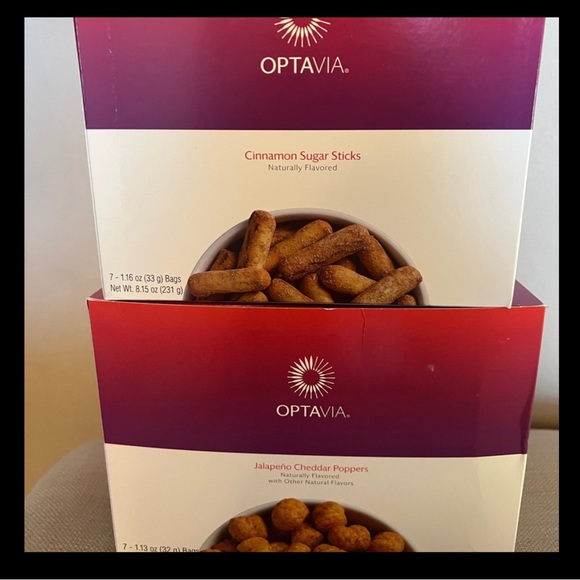 Other Optavia 2 Boxes Jalapeo Cheddar Poppers And Cinnamon Sugar